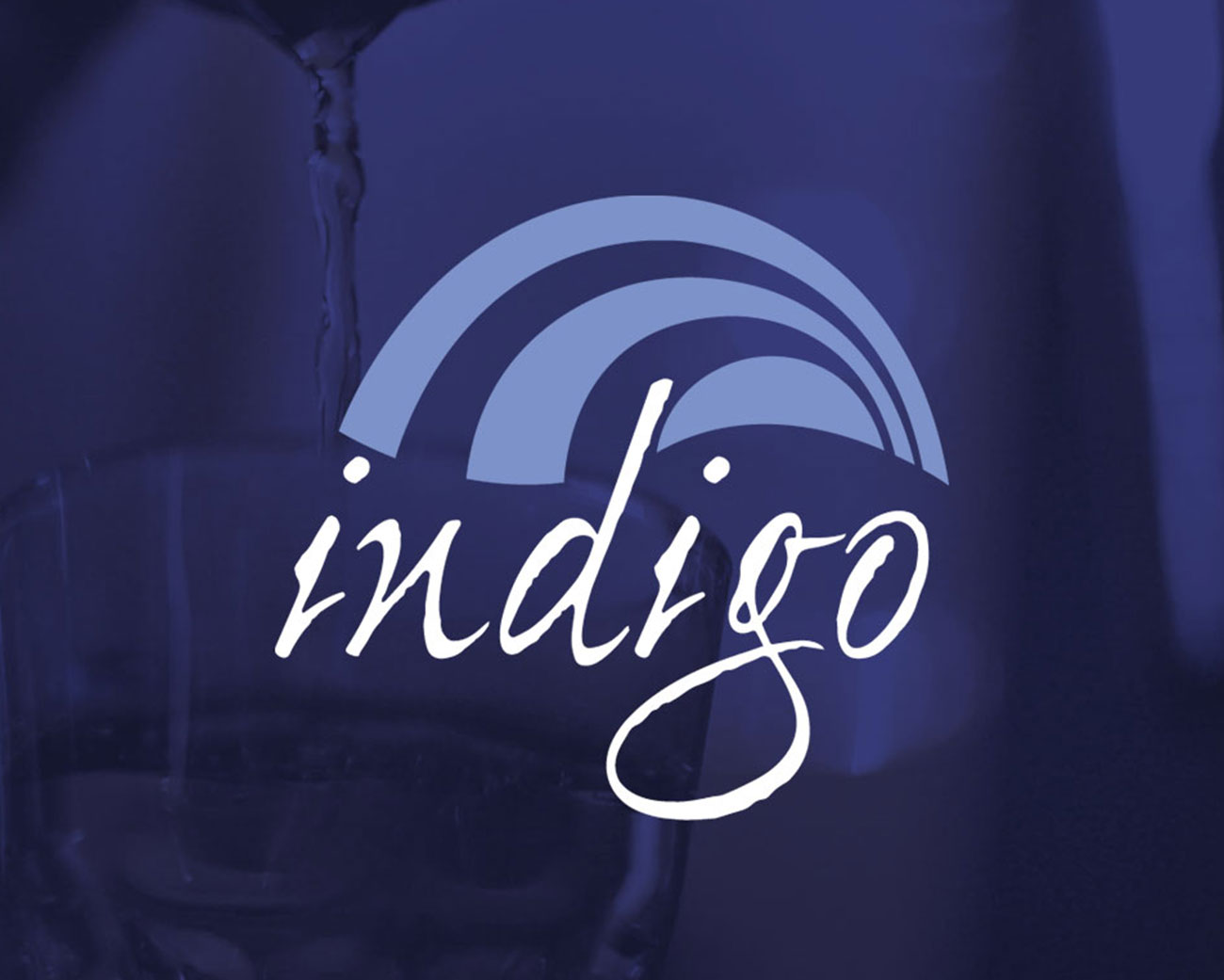 a clickable image of a blue and white logo